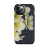Flower Power too - Yellow Clivia Miniata Iphone Case 12 Pro Max / Matte Floral-patterned Phone Case Clivia Miniata, Yellow Radiant Allure