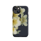 Flower Power too - Yellow Clivia Miniata Iphone Case 13 / Matte Floral-patterned Phone Case Clivia Miniata, Yellow Radiant Allure