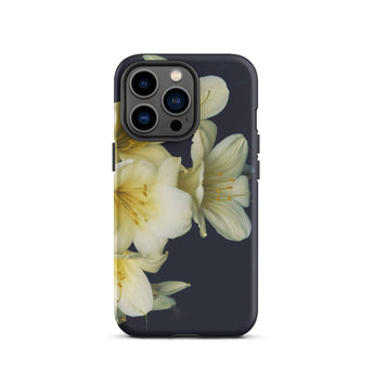 Flower Power too - Yellow Clivia Miniata Iphone Case 13 Pro / Matte Floral-patterned Smartphone Case Clivia Miniata, Yellow Radiant Allure