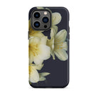 Flower Power too - Yellow Clivia Miniata Iphone Case, 14 Pro Max / Matte, Floral-patterned Phone Case