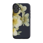 Flower Power too - Yellow Clivia Miniata Iphone Case, 16 Plus / Matte, Floral-patterned Phone Case