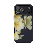 Flower Power too - Yellow Clivia Miniata Iphone Case 17 Pro Max / Matte Black Floral Phone Case White Flowers Green Leaves Clivia Miniata,