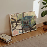 Flower Wagon - Kamisaka Sekka Woodblock Art Print / Canvas, Posters Prints & Visual Artwork, Toby Leon