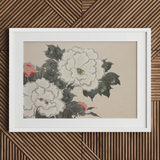 Flowers from Momoyogusa - Kamisaka Sekka Art Print / Canvas, Kamisaka Sekka’s Flowers, Kamisaka Sekka Art, Sekka Art Print
