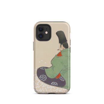 Suonatore di flauto - Custodia per Iphone con arte di Kamisaka Sekka, 12 Mini / Opaca, Custodie per telefoni cellulari, Toby Leon