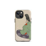 Suonatore di flauto - Custodia per Iphone con arte di Kamisaka Sekka, 13 Mini / Opaca, Custodie per telefoni cellulari, Toby Leon