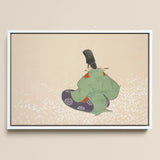 Flute Player - Kamisaka Sekka Meiji Period Art Print / Canvas, 18x12’’ / 46x31cm / White Frame, Posters Prints & Visual Artwork, Toby Leon