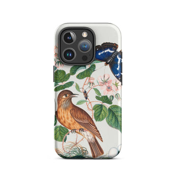 Flycatcher Emperor and Beetle - James Bolton Iphone Hoesje, 16 Pro / Mat, Mobiele Telefoonhoesjes, Toby Leon
