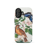Flycatcher Emperor and Beetle - James Bolton Iphone Hoesje, 17 / Mat, Mobiele Telefoonhoesjes, Toby Leon