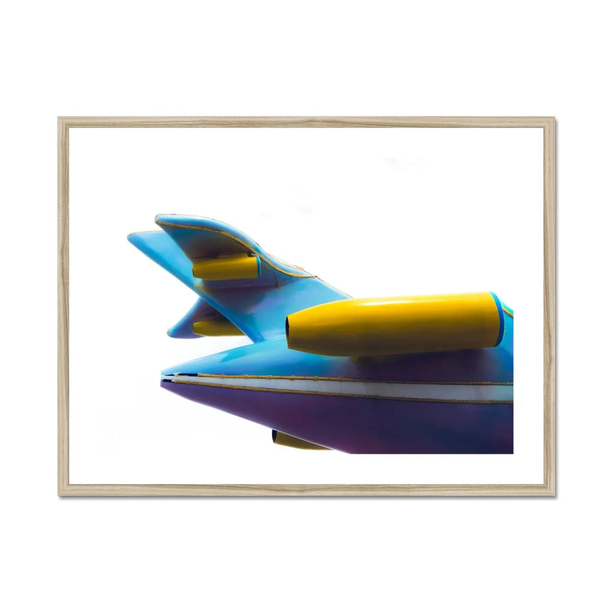 Flying High 4 Framed & Mounted Print - 32’x24’ / Natural Frame - Posters Prints & Visual Artwork - Aesthetic Art