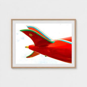 Flying High - Amusement Park Airplane Art Print / Canvas, Catapults, Retro Design Meets Avant-garde Photography Prints