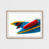Flying Higher - Amusement Park Airplane Art Print / Canvas Mid-century Carnival Delights, Technicolor Dreamscape, Prints
