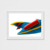 Flying Higher - Amusement Park Airplane Art Print / Canvas Mid-century Carnival Delights, Technicolor Dreamscape, Prints