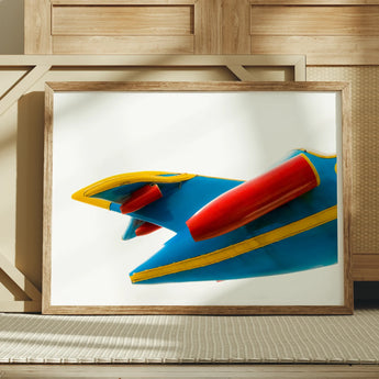Flying Higher - Freizeitpark-Flugzeug-Kunstdruck / Leinwand, Posterabzüge & visuelle Kunstwerke, Toby Leon