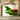 Flying Highest - Amusement Park Airplane Art Print, Abstract Green Red Aircraft Tail Fin Design Minimalist