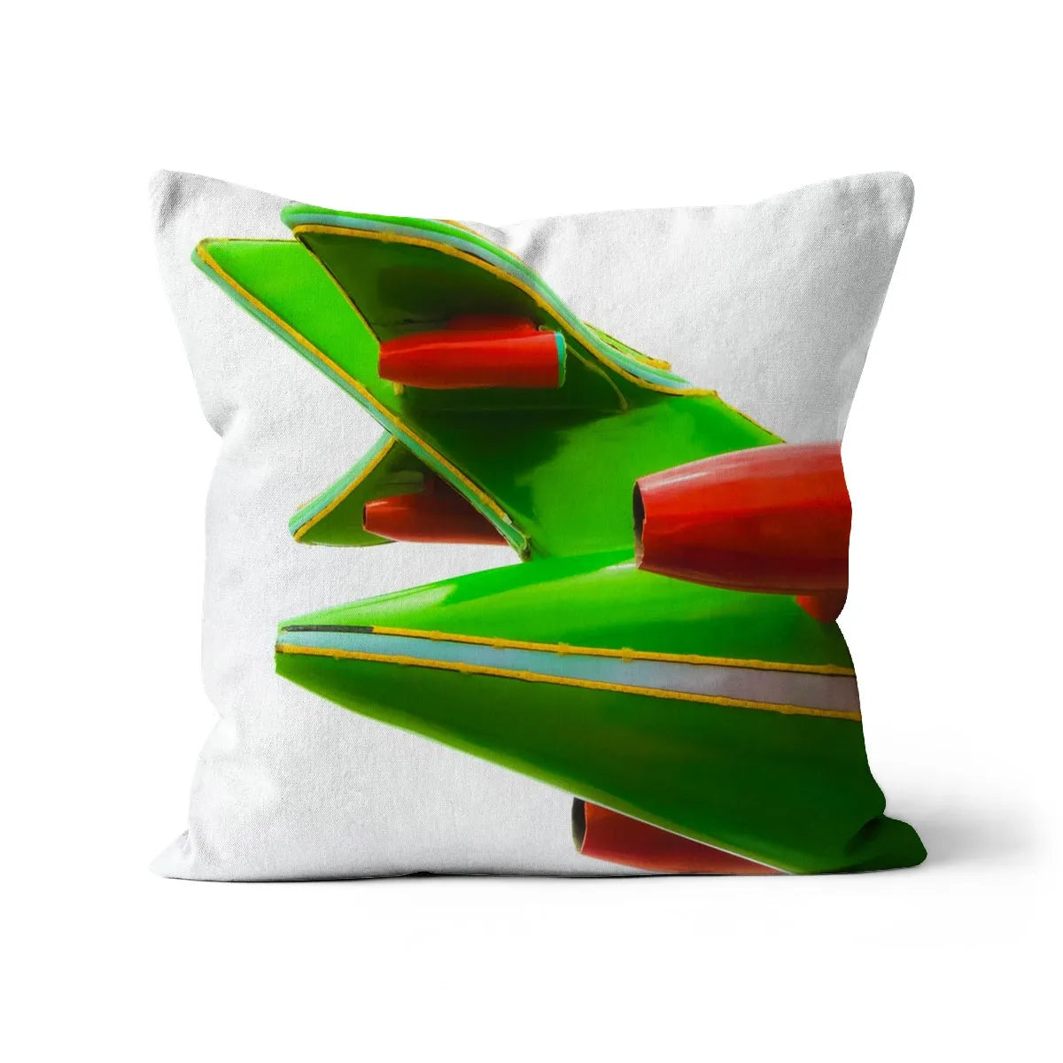 Flying Highest Cushion - Linen / 12’x12’ - Throw Pillows - Aesthetic Art