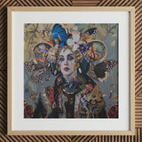 The Fool - Surreal Tarot Deck Art Print / Canvas, Surreal Tarot, Fool Steps Forward, Butterflies, Eyes Wide