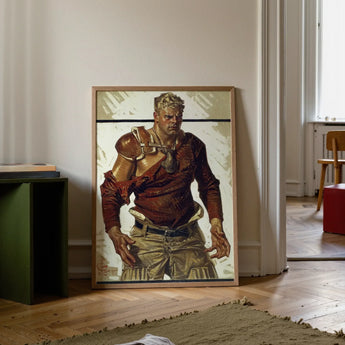 Football Hero - J.c. Leyendecker Art Print / Canvas, Prints