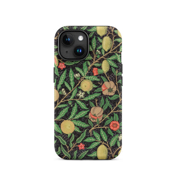 Four Fruits too - William Morris Aesthetic Phone Case, Iphone 15 / Matte, Mobile Cases, Toby Leon
