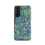 Four Fruits - William Morris Aesthetic Phone Case, Samsung Galaxy S21 / Matte, Mobile Cases, Toby Leon