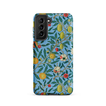 Four Fruits - William Morris Aesthetic Phone Case, Samsung Galaxy S21 / Matte, Mobile Cases, Toby Leon