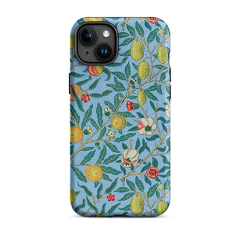 Four Fruits - William Morris Aesthetic Phone Case Iphone 15 Plus / Matte Floral Patterned Phone Case William Morris Four Fruits,