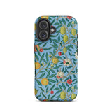 Four Fruits - William Morris Aesthetic Phone Case Iphone 16 / Matte Floral Patterned Phone Case William Morris Four Fruits, Victorian-era