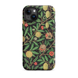Four Fruits too - William Morris Aesthetic Phone Case Iphone 15 Plus / Matte Floral Patterned Morris’s Horticultural Symphony, Pattern,