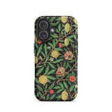 Four Fruits too - William Morris Aesthetic Phone Case Iphone 16 / Matte Floral Patterned Morris’s Horticultural Symphony, Pattern, Mobile