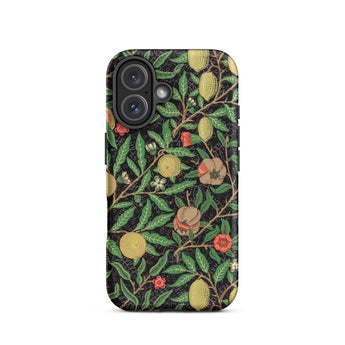 Four Fruits too - William Morris Aesthetic Phone Case Iphone 16 / Matte Floral Patterned Morris’s Horticultural Symphony, Pattern, Mobile