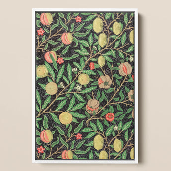 Four Fruits too - William Morris Botanicals Art Print / Canvas, 12x18’’ / 31x46cm / White Frame, Posters Prints & Visual Artwork, Toby Leon
