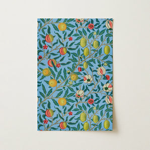 Four Fruits - William Morris Botanicals Art Print / Canvas, 12x18’’ / 31x46cm / Unframed / no Border, Posters Prints & Visual Artwork, Toby