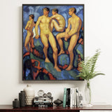Four Young Men - Ludwig Von Hofmann Art Print / Canvas, Posters Prints & Visual Artwork, Toby Leon