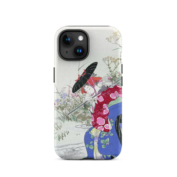 Fox Spirit - Ogata Gekko Ukiyo-e Iphone Hoesje, 15 / Mat, Mobiele Telefoonhoesjes, Toby Leon