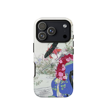 Fox Spirit - Ogata Gekko Ukiyo-e iPhone-hoesje, 17 Pro / Mat, Telefoonhoesjes, Toby Leon