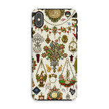 French Jewelry - Auguste Racinet Phone Case Iphone Xs Max / Matte Ornate Phone Case Decorated Intricate Vintage Jewelry Trinket Auguste