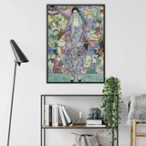 Friederike Maria Beer - Gustav Klimt Symbolist Art Print / Canvas Framed Print Egon Schiele’s ?The Lady Furry Coat” Gustav Klimt, Friederike M