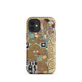 The Fulfilment - Gustav Klimt Phone Case Iphone 12 Mini / Matte Artistic Phone Case Gustav Klimt Romantic, Romantic Art, Bloom, it Coils