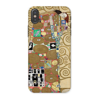 The Fulfilment - Gustav Klimt Phone Case Iphone x / Matte Phone Case Klimt’s Kiss’ Gustav Klimt Romantic, Romantic Art, Bloom, it Coils