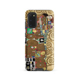 The Fulfilment - Gustav Klimt Phone Case Samsung Galaxy S20 / Matte Phone Case Gustav Klimt’s ?The Kiss” Intricate Gold Klimt Romantic, R