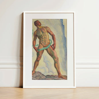 Fullness - Ferdinand Hodler Art Print / Canvas, Male Nude, Prints