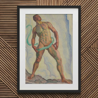 Fullness - Ferdinand Hodler Art Print / Canvas, Male Nude, Prints