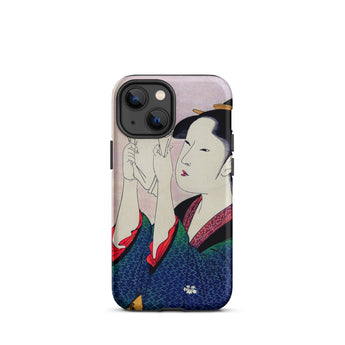 Fumiyomu Onna - Kitagawa Utamaro Iphone Case 13 Mini / Matte Iphone Case Japanese Art Utamaro Kitagawa, Ukiyo-e Beauty, Edo-period Elegance