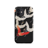 Furisode with Myriad of Flying Cranes Phone Case, Iphone 12 / Matte, Mobile Cases, Toby Leon