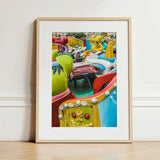 Gang’s All Here + too Giclée Print / Canvas Vibrant Framed Photograph Colorful Collection Vintage Amusement Park, Enchanting Prints