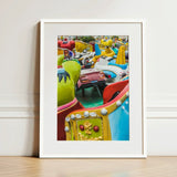 Gang’s All Here + too Giclée Print / Canvas Vibrant Framed Photograph Colorful Collection Vintage Amusement Park, Enchanting Prints