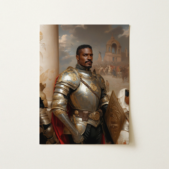 The General - Vintage Gay Military Art Print / Canvas, 12x16’’ / 31x41cm / Unframed / no Border, Posters Prints & Visual Artwork, Toby Leon