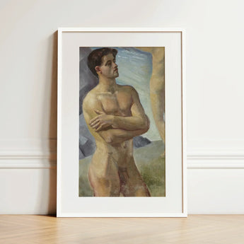 Georg Pauli - Bathing Men Art Print / Canvas, Nude Man, Prints