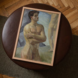 Georg Pauli - Bathing Men Art Print / Canvas, Nude Man, Prints