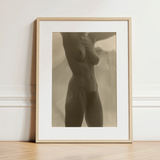 Georgia O’keeffe Torso - Alfred Stieglitz Art Print / Canvas, 12x16’’ / 31x41cm / Natural Frame / Matboard, Posters Prints & Visual